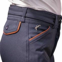 Sale - Pantalon d'équitation fille Point Sellier myrtille Enfant Pantalons D'Équitation