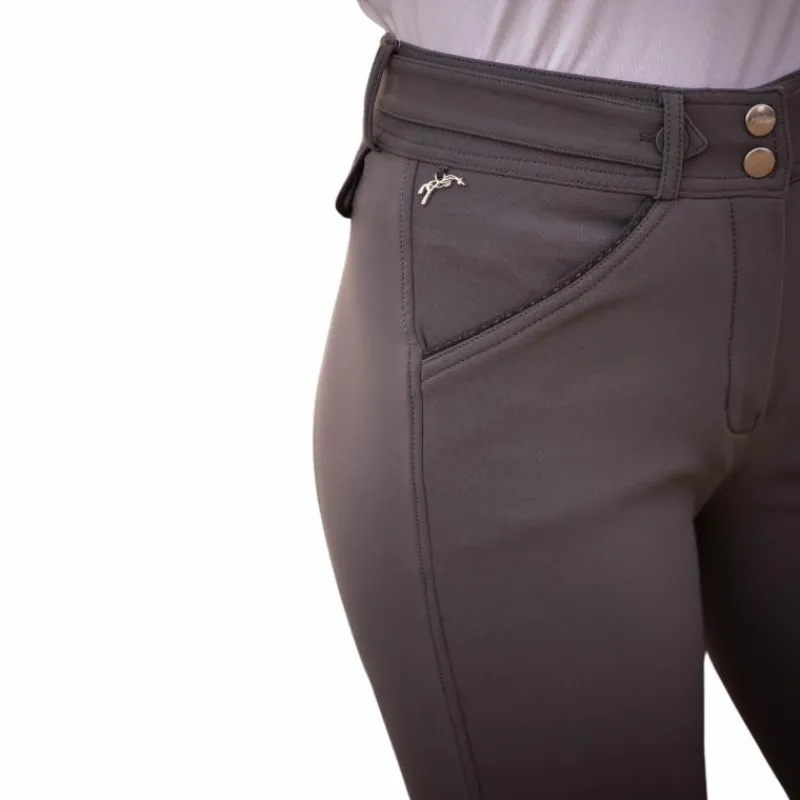 Pantalons D'Équitation*Pénélope - Pantalon d'équitation fille point sellier foncé Gris