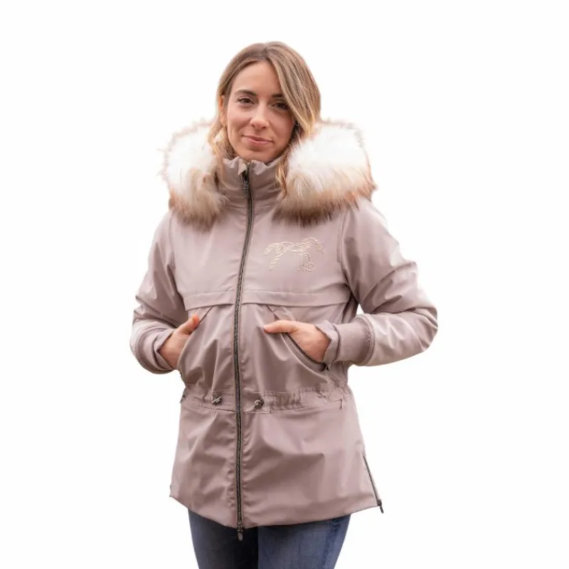 - Parka femme Steppy taupe Blousons Et Manteaux