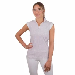 Best - Polo de concours manches courtes femme Seville logo rose Polos Et Chemises