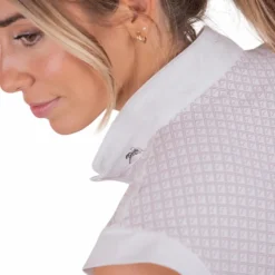 Best - Polo de concours manches courtes femme Seville logo rose Polos Et Chemises
