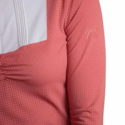 - Polo de concours manches longues femme Florence terracotta Polos Et Chemises