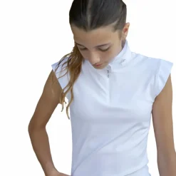 Hot - Polo de concours manches courtes femme Seville sable Polos Et Chemises