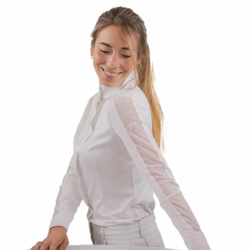 Sale - Polo de concours manches longues femme Las Honey Polos Et Chemises