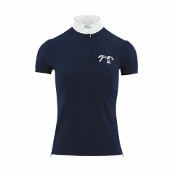 Polos Et Chemises|Polos Et Chemises*Pénélope - Polo manches courtes de concours femme Madrid Marine
