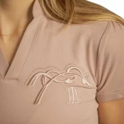 Outlet - Polo manches courtes femme Josie / rose Polos Et Chemises