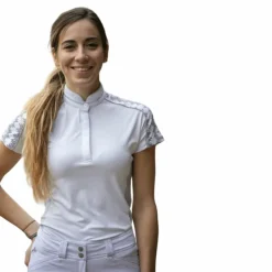 - Polo manches courtes Anaïs blanc Enfant Polos Et Chemises|Polos Et Chemises