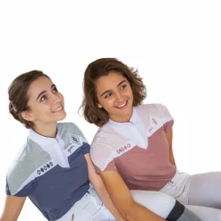 Polos Et Chemises*Pénélope - Polo manches courtes femme Indyshow Rose