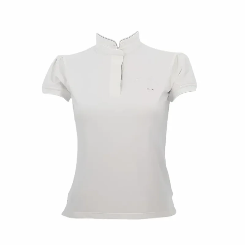 Best - Polo manches courtes de concours madrid blanc/gris Polos Et Chemises