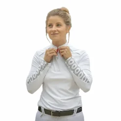 Polos Et Chemises|Polos Et Chemises*Pénélope - Polo manches longues Anaïs blanc