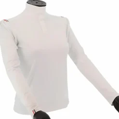 Polos Et Chemises*Pénélope - Polo manches longues Bruge galon bleu/ blanc/ rouge