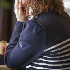 Hot - Pull manches longues femme Maelle / écru / rouge Pulls Et Gilets