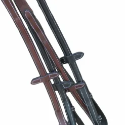 Rênes Et Arrêtoirs De Rênes*Pénélope - Rênes caoutchouc Noir