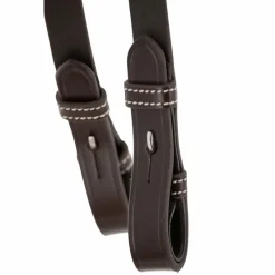 Rênes Et Arrêtoirs De Rênes*Pénélope - Rênes Howlett cuir havane Marron