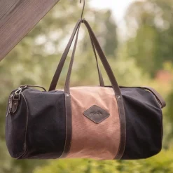 Bagagerie*Pénélope - Sac Canvas Bowl / noir Rose