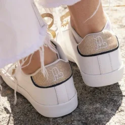 Chaussures De Ville*Pénélope - Sneakers Neptune / marine Blanc