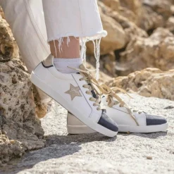 Chaussures De Ville*Pénélope - Sneakers Neptune / marine Blanc