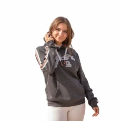 Pulls Et Gilets*Pénélope - Sweat à capuche Kathya foncé Gris