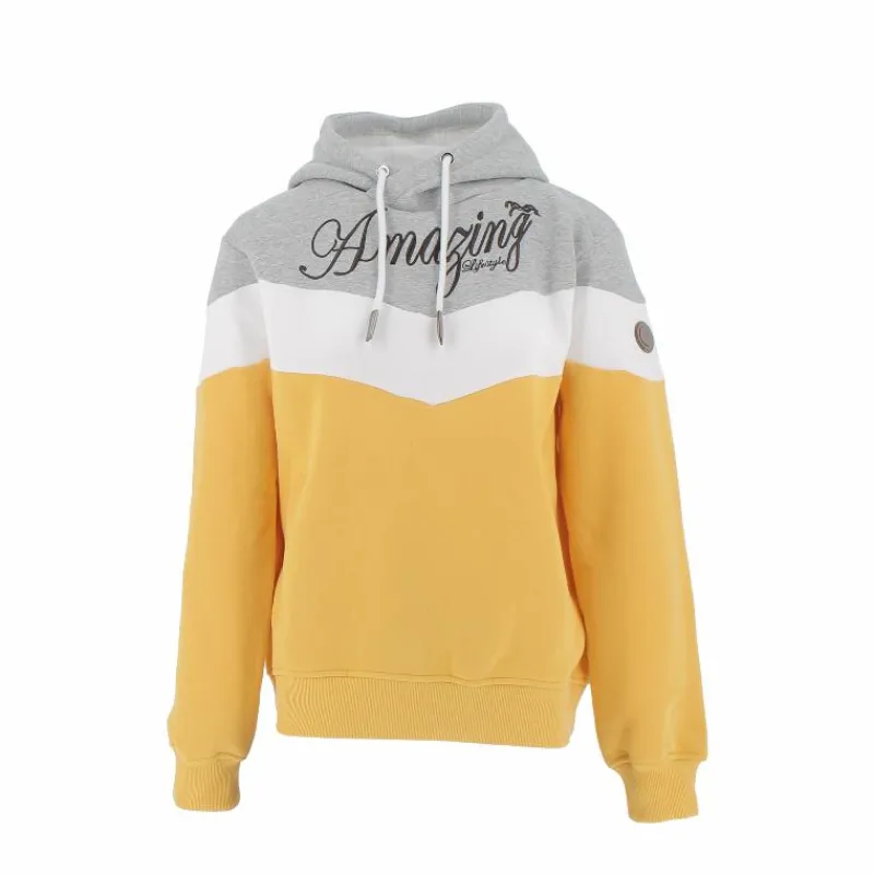 New - Sweat Artémis / blanc/ gris Enfant Pulls Et Gilets|Pulls Et Gilets