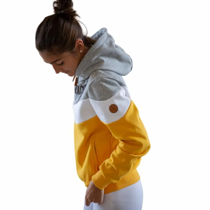 New - Sweat Artémis / blanc/ gris Enfant Pulls Et Gilets|Pulls Et Gilets