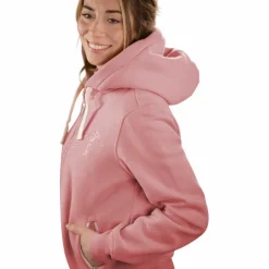 Pulls Et Gilets*Pénélope - Sweat zippé femme Tressy vieux Rose