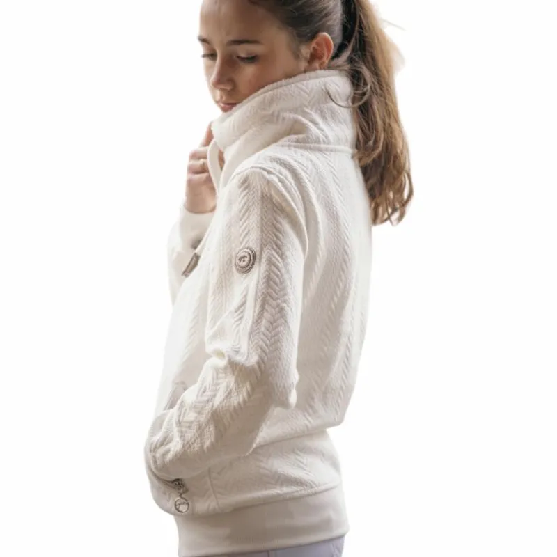 Pulls Et Gilets*Pénélope - Sweatshirt à capuche manches longues junior Laponia écru Blanc