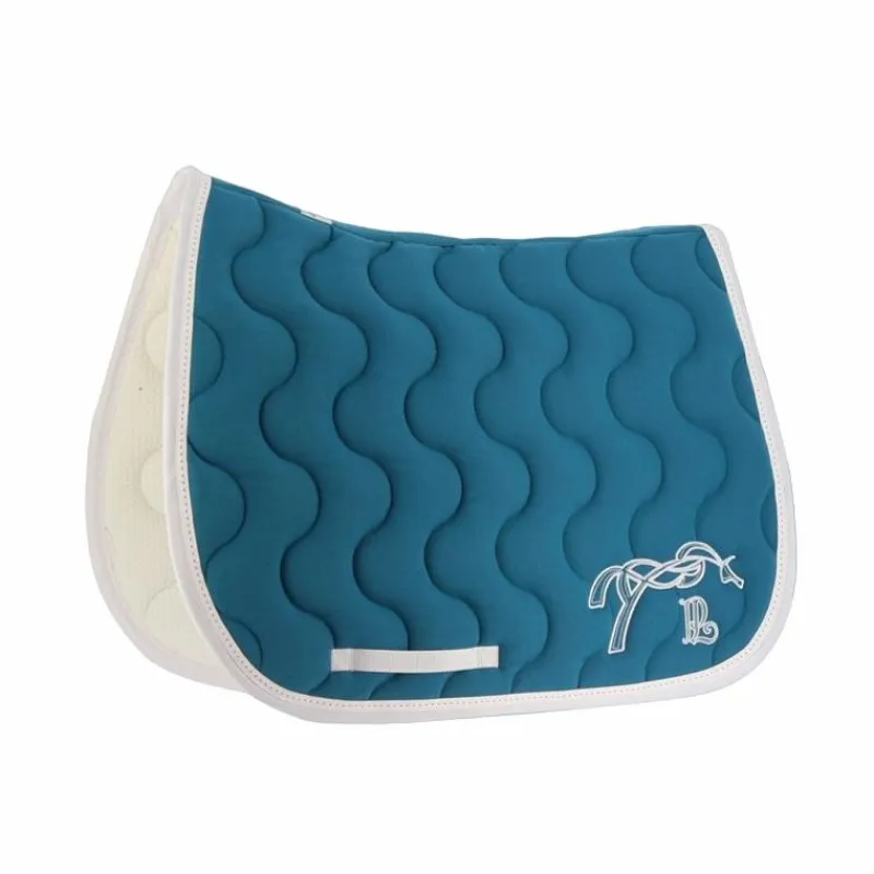 Tapis De Selle|Tapis Cso/ Mixtes*Pénélope - Tapis de selle canard / Blanc / Blanc Bleu