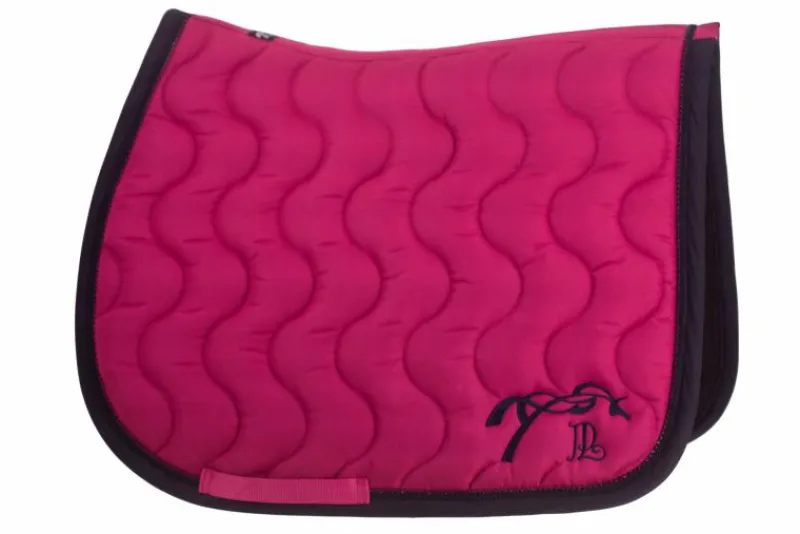 New - Tapis de selle Diamant fuschia/ marine Tapis De Selle|Tapis Cso/ Mixtes