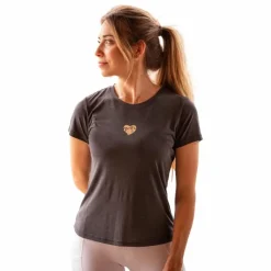 Best - T-shirt manches courtes femme Lovely anthracite T-Shirts Et Baselayers