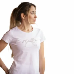 New - T-shirt manches courtes femme Iconic Strass T-Shirts Et Baselayers