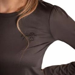 T-Shirts Et Baselayers*Pénélope - T-Shirt Techty manches longues foncé Gris