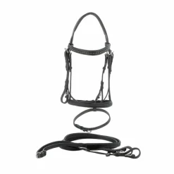 Bridons Poneys|Bridons*Privilège Equitation Privilege Equitation - Bridon Biarritz avec rênes Noir