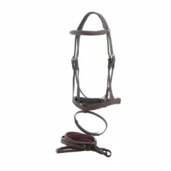 Bridons Poneys|Bridons*Privilège Equitation Privilege Equitation - Bridon Touquet avec rênes marron Havane