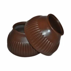 Horseball|Concours Complet D'Equitation*Privilège Equitation - Cloches caoutchouc épaisses Marron