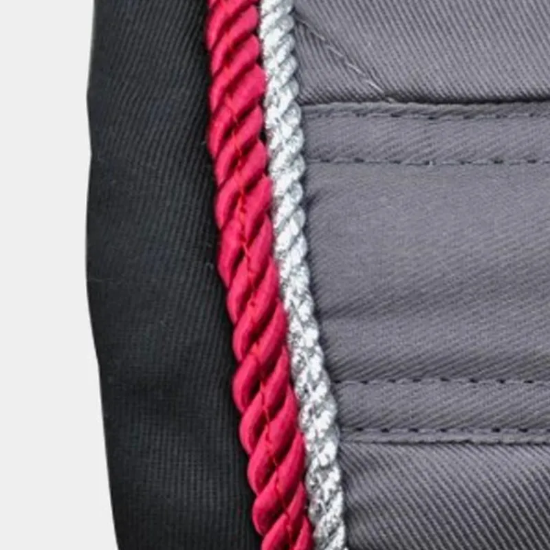 Tapis Cso/ Mixtes|Tapis De Selle*Privilège Equitation - Tapis de selle Palm Beach / argent/ rouge Gris