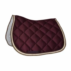 Tapis Cso/ Mixtes|Tapis De Selle*Privilège Equitation - Tapis de selle Del Mar /taupe Bordeaux