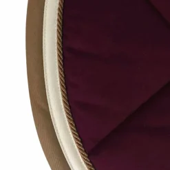 Tapis Cso/ Mixtes|Tapis De Selle*Privilège Equitation - Tapis de selle Del Mar /taupe Bordeaux