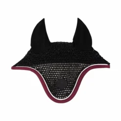 Bonnets Poneys|Bonnets Pour Chevaux*Pro Confort - Bonnet pour chevaux Dynax / burgundy Noir