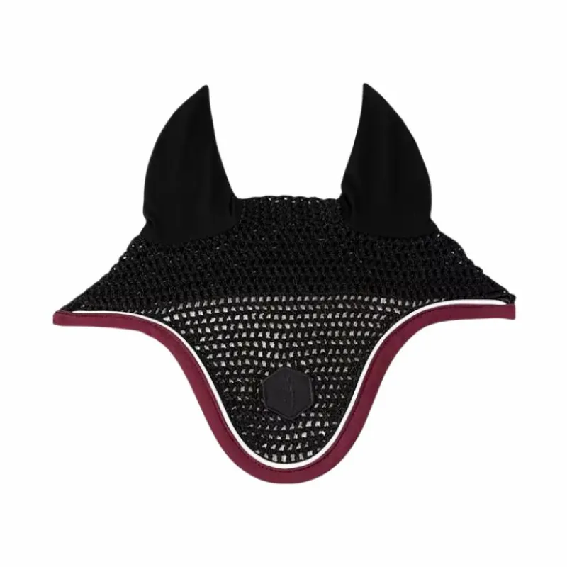 Bonnets Poneys|Bonnets Pour Chevaux*Pro Confort - Bonnet pour chevaux Dynax / burgundy Noir