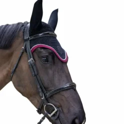 Bonnets Poneys|Bonnets Pour Chevaux*Pro Confort - Bonnet pour chevaux Dynax / burgundy Noir