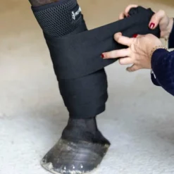 Sous-Bandes*Pro Confort - Set de 4 sous bandages Pilmi 3D mesh velours Noir