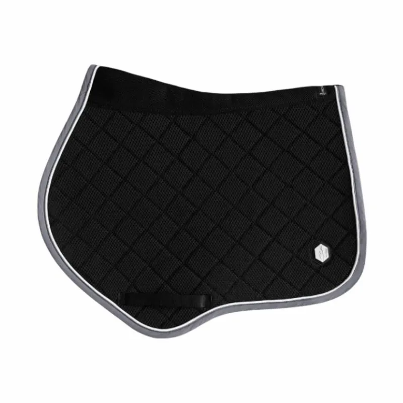 - Tapis de selle Dynamix 3D mesh velours / gris foncé Tapis De Selle Poneys|Tapis Cso/ Mixtes