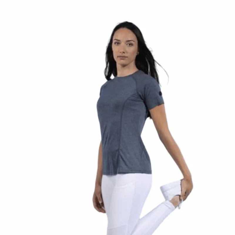 T-Shirts Et Baselayers*Pro Series - T-shirt manches courtes Vibration femme bleu gris