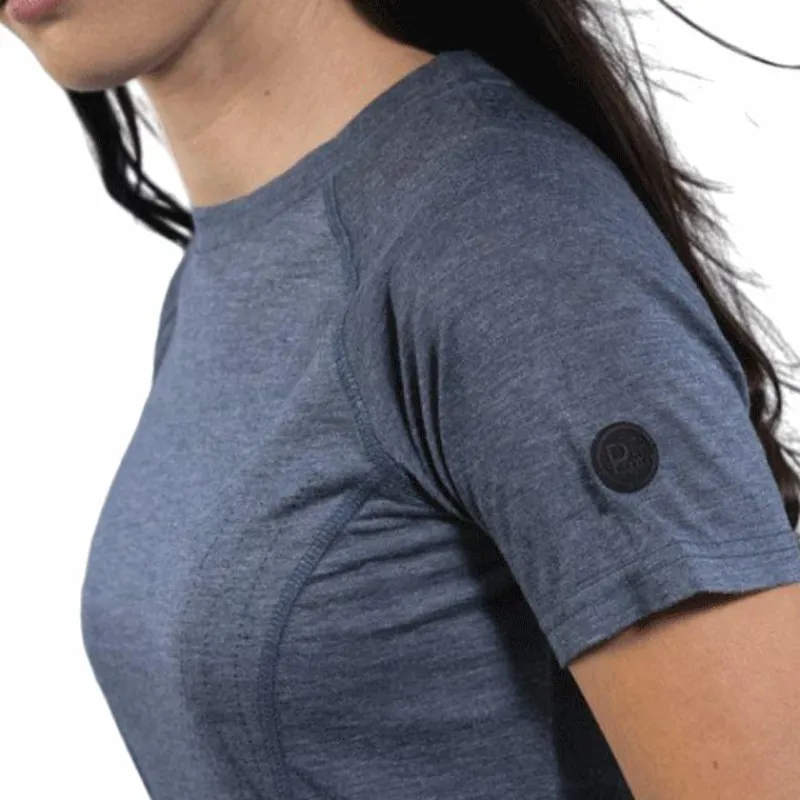 T-Shirts Et Baselayers*Pro Series - T-shirt manches courtes Vibration femme bleu gris