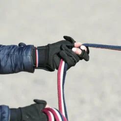 Gants D'Équitation|Cso*Racer - Gants d'équitation amovible Dévotion Noir