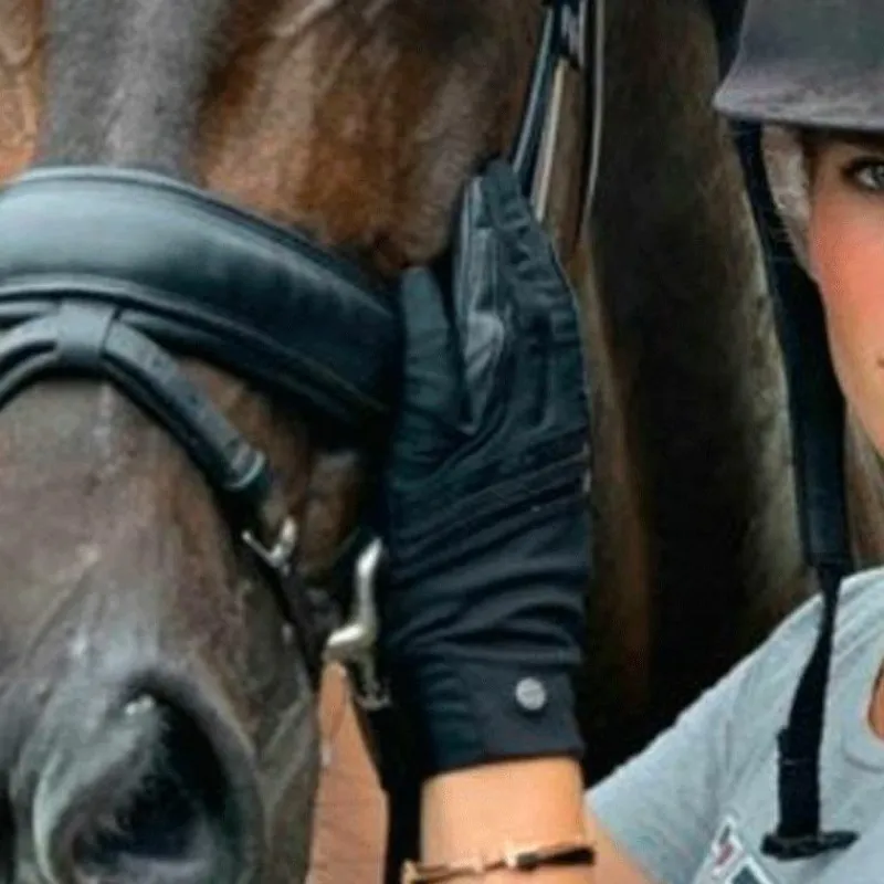 Gants D'Équitation|Cso*Racer - Gants d'équitation Création Noir