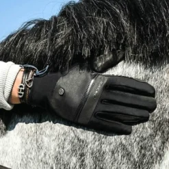 Gants D'Équitation|Cso*Racer - Gants d'équitation grip Précision Noir