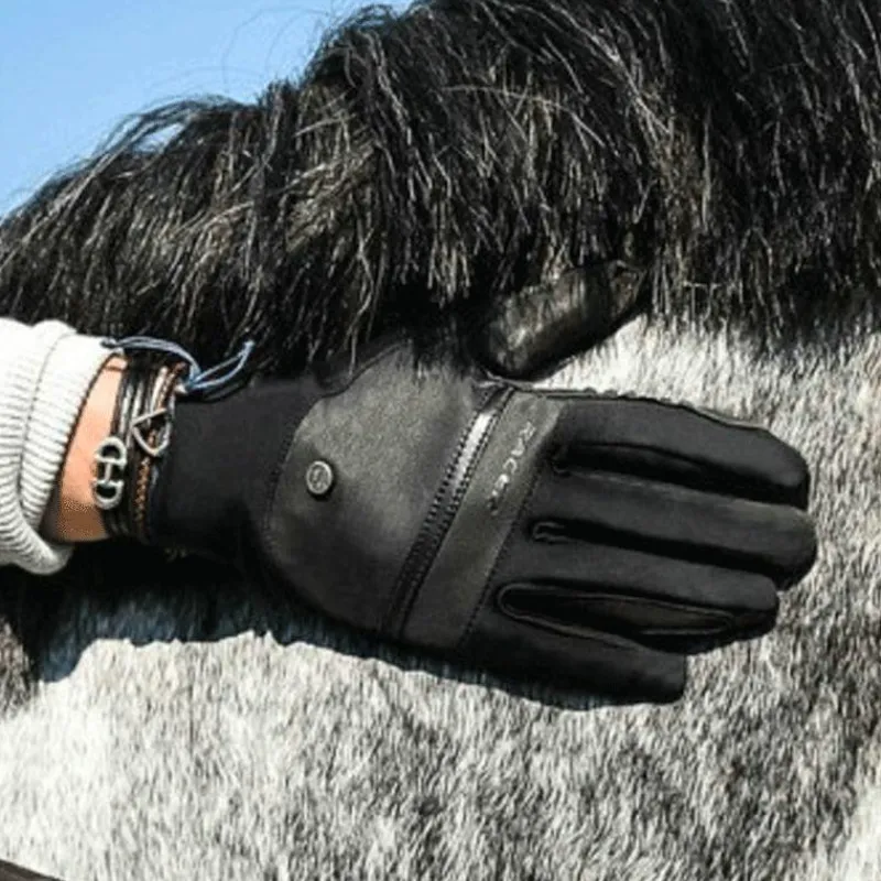 Gants D'Équitation|Cso*Racer - Gants d'équitation grip Précision Noir