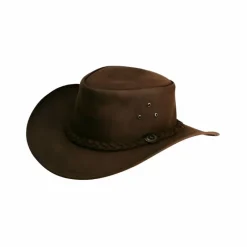 Sale - Chapeau huilé havane Casquettes/ Chapeaux