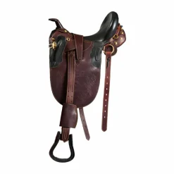 Western|Selles Western*Randol's - Selle Stock club surpiquée à pommeau havane